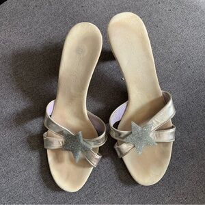 Marc Jacobs Star Sandal w/ Kitten Heel